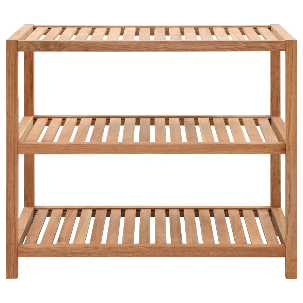 Rastrellino per bagno Vidaxl 65x40x55 cm legno di noce solido