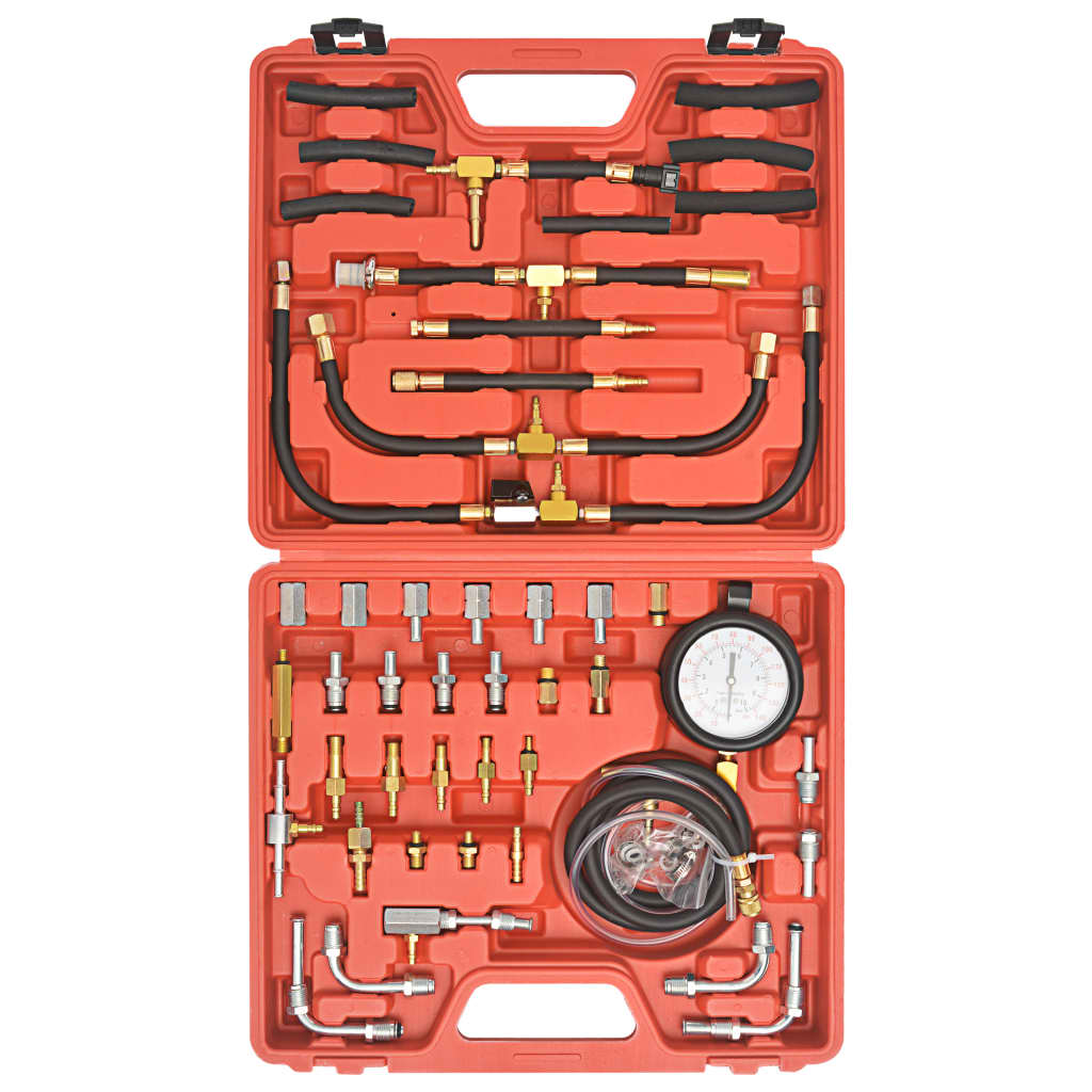 Testerset de pression d'injection de carburant Vidaxl