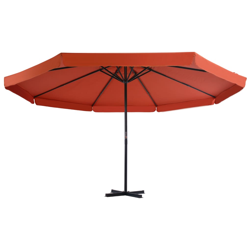 Vidaxl parasol avec une terre cuite de base portable brillant