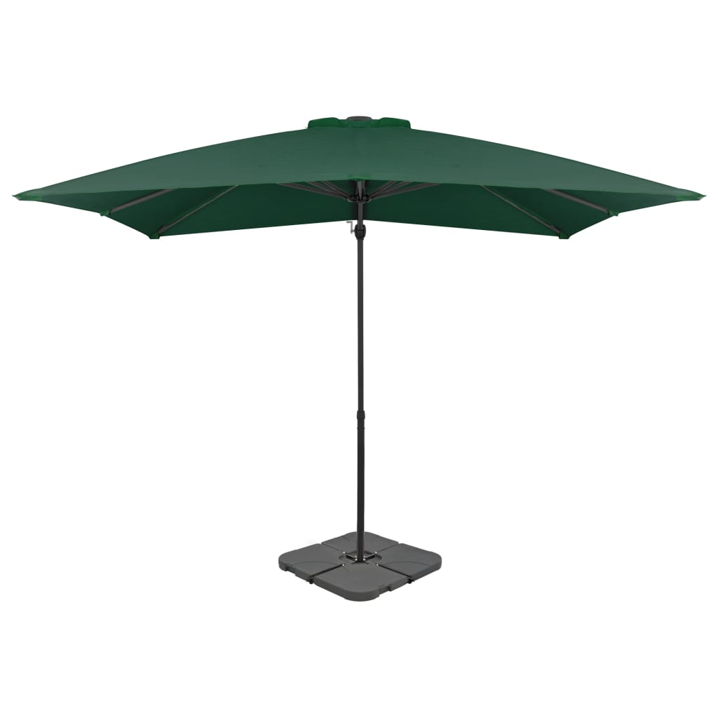 Parasol Vidaxl con base de base portátil