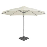 Parasol vidaxl avec sable de base portable -colore