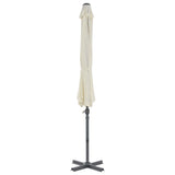 Parasol vidaxl avec sable de base portable -colore