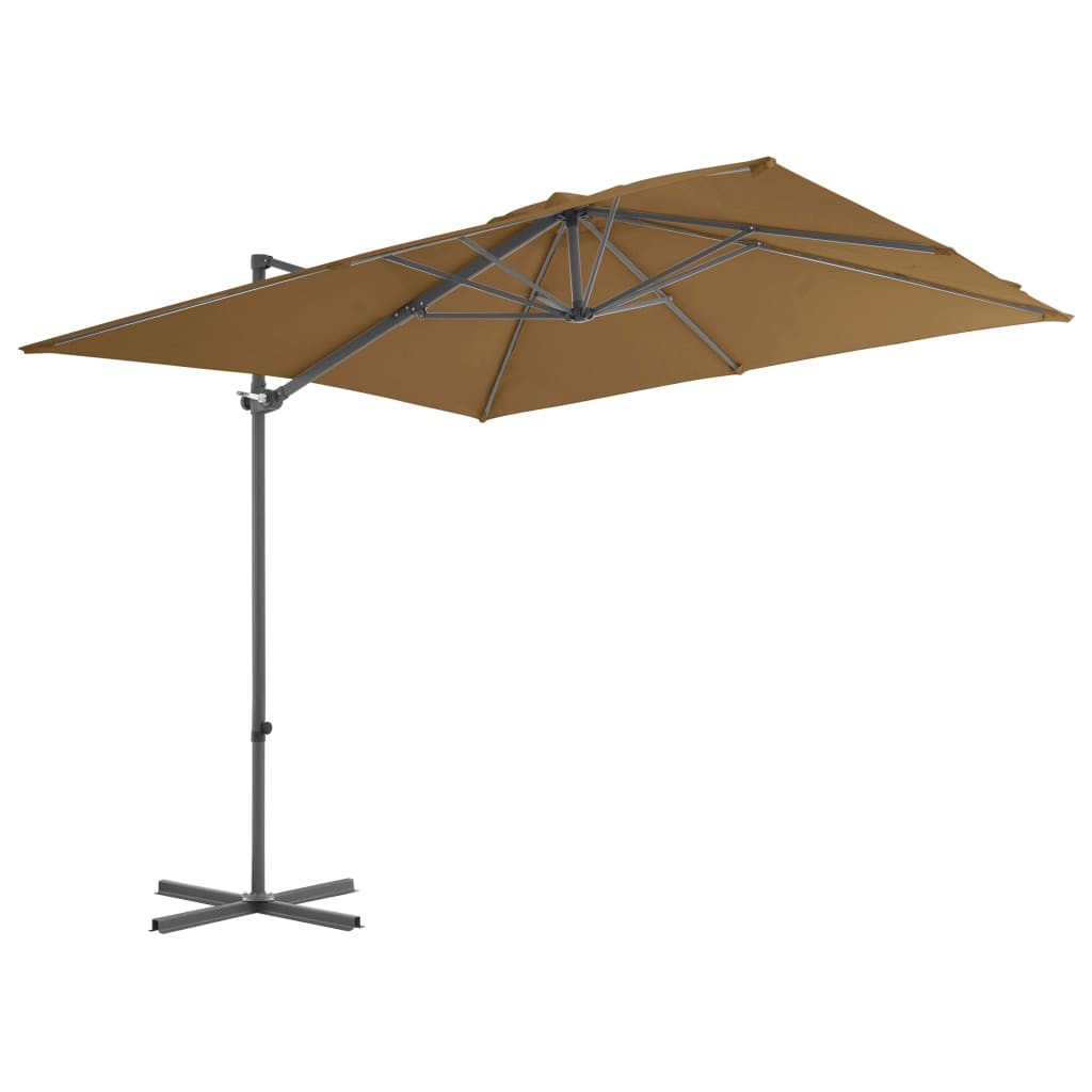 Parasol Vidaxl con tope de base portátil