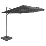 Vidaxl Parasol with portable base Anthracite -colored