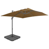 Parasol Vidaxl con tope de base portátil