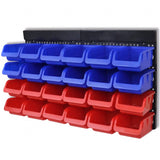 Vidaxl Tools Wall -Blue a Red 2 PCS