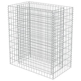 Vidaxl Gabion Planter økte 90x50x100 cm galvanisert stål