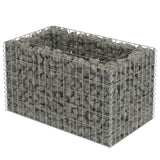 Plánovací krabice Vidaxl Gabion zvedla 90x50x50 cm galvanizovaná ocel