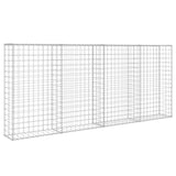 Vidaxl Schanskorf wall with lids 200x20x85 cm galvanized steel