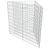 Plaopanice Vidaxl Gabion zvedla 75x75x50 cm galvanizovaná ocel