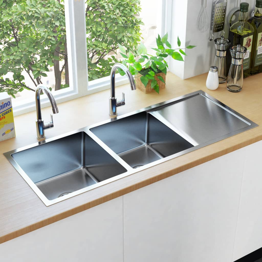 Vidaxl sink handgemaachte Edelstol