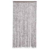 Vidaxl Fly curtain 100x220 cm Chenille Brown and Beige