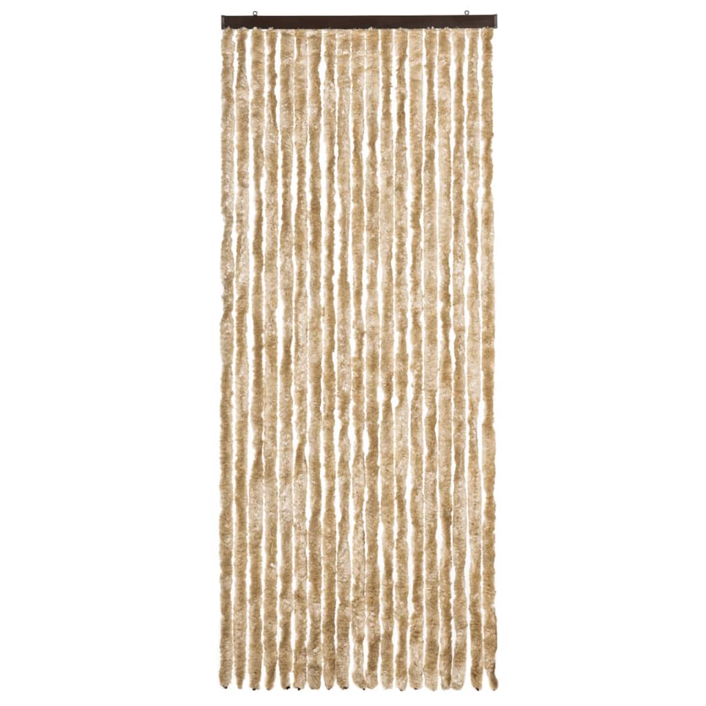 Vidaxl Fly curtain 56x185 cm Chenille Beige