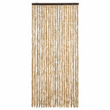 Vidaxl Fly Curtain 90x220 cm Chenille Beige