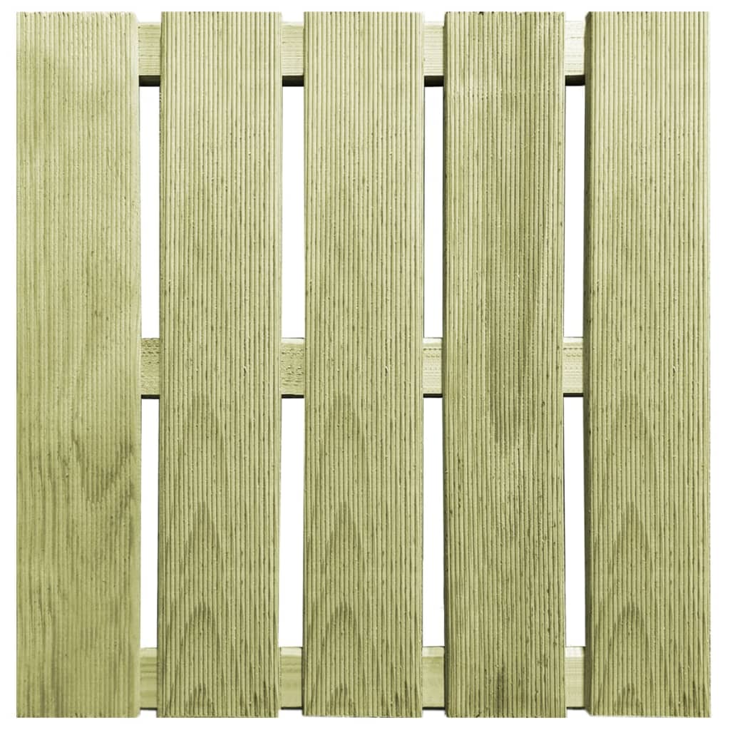 Vidaxl 12 St Terrace fliser 50x50 cm tre grønn