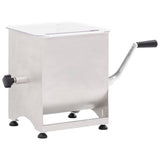 Vidaxl meat mixer with bowl of stainless steel silver colored