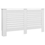 Vidaxl Radiatorom Construction 152x19x81.5 cm MDF bianco