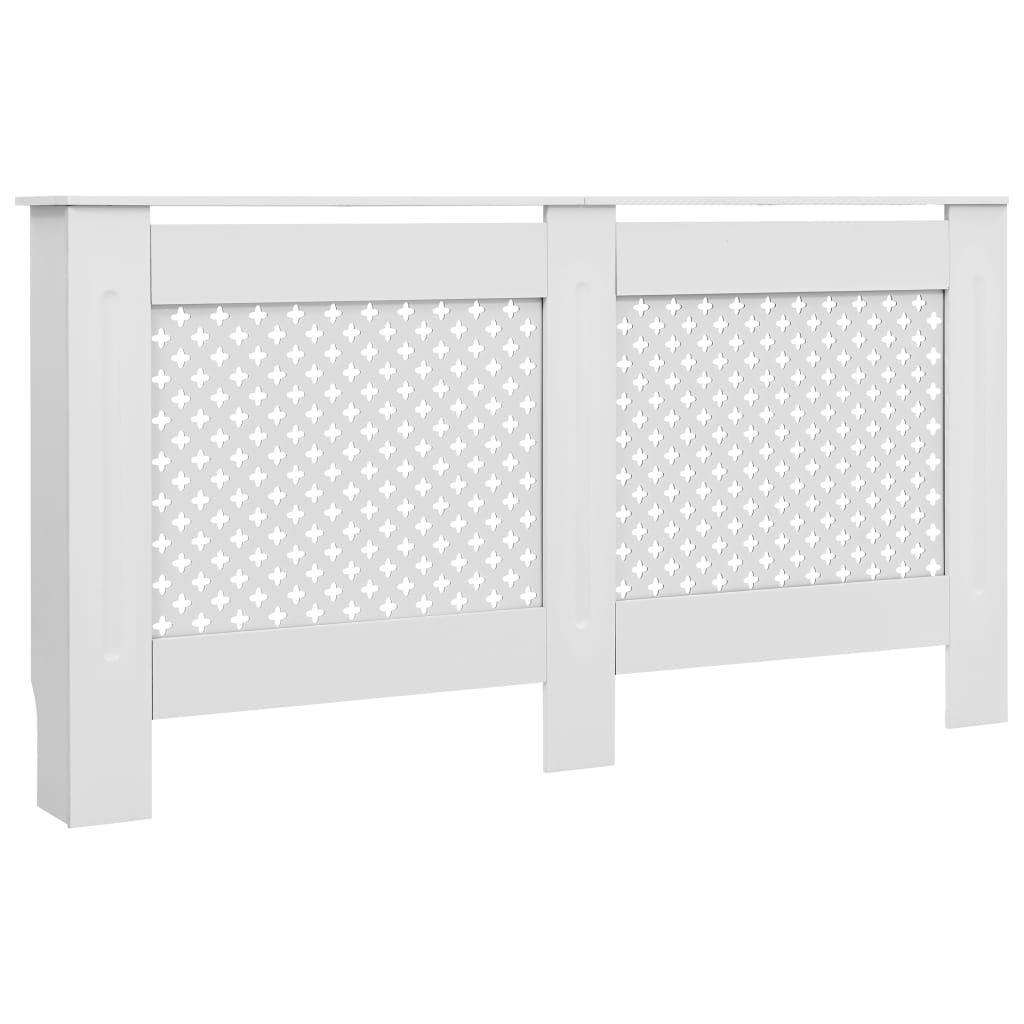 Vidaxl Radiatorom Construction 152x19x81.5 cm MDF White