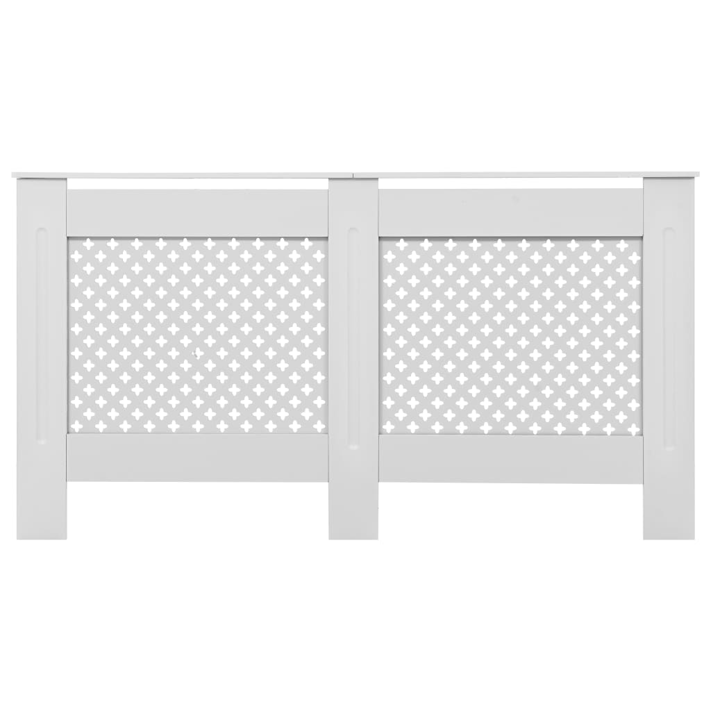 Vidaxl Radiatorom Construction 152x19x81,5 cm MDF White