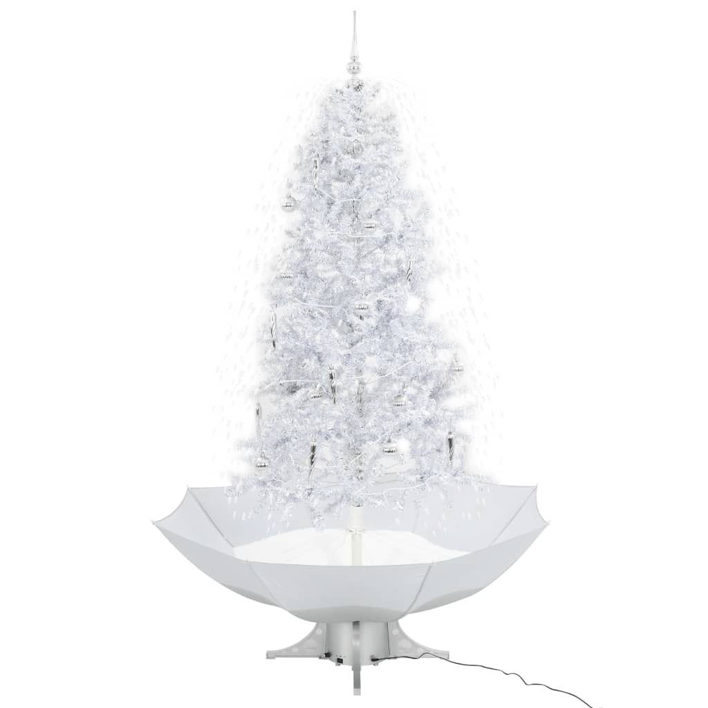 Vidaxl Christmase Tree Snow z parasisem 190 cm białym