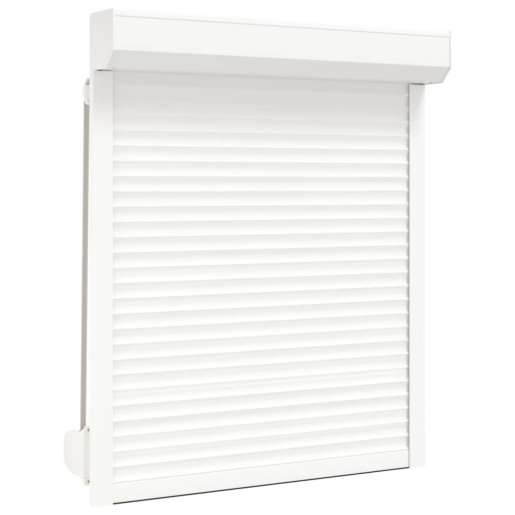 Vidaxl Roller Shutter 100x130 cm Aluminium Weiß