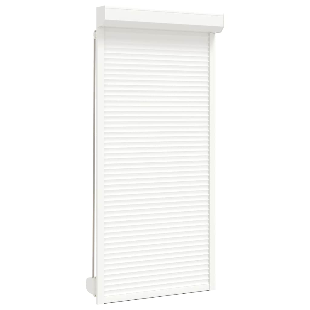 Vidaxl Roller Shutter 100x210 cm hliníková bílá