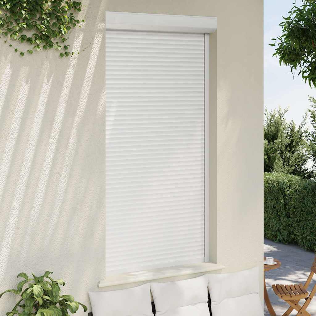 Vidaxl roller shutter 110x220 cm aluminum white