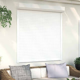 Shutter rullo Vidaxl 130x140 cm in alluminio bianco