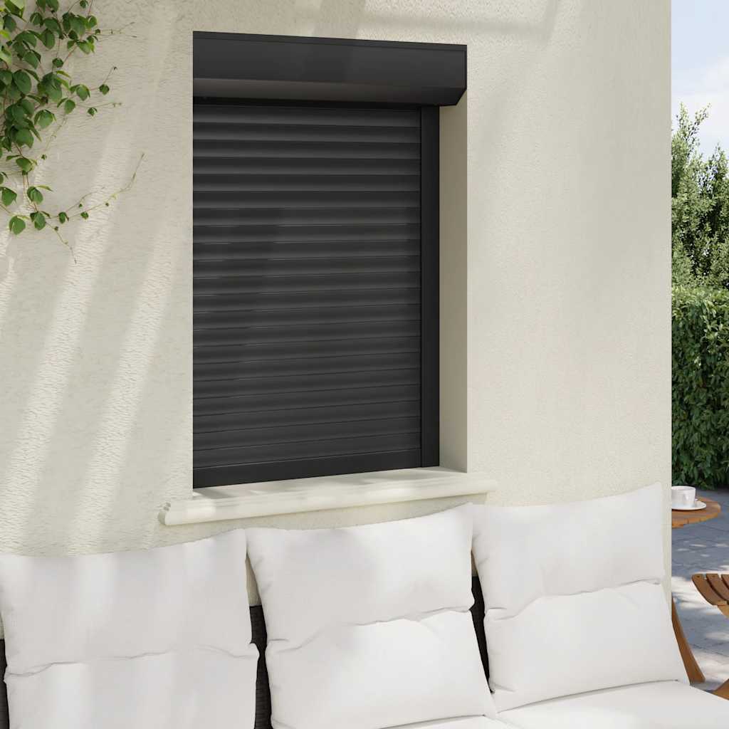 Vidaxl Roller Shutter 70x100 cm Aluminium -Anthrazit -ausgelöst