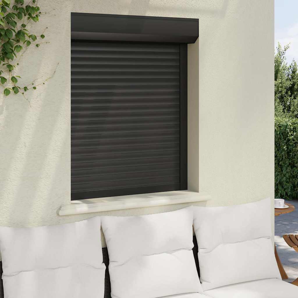 Vidaxl Roller Shutter 80x100 cm aluminium Anthracite Colored