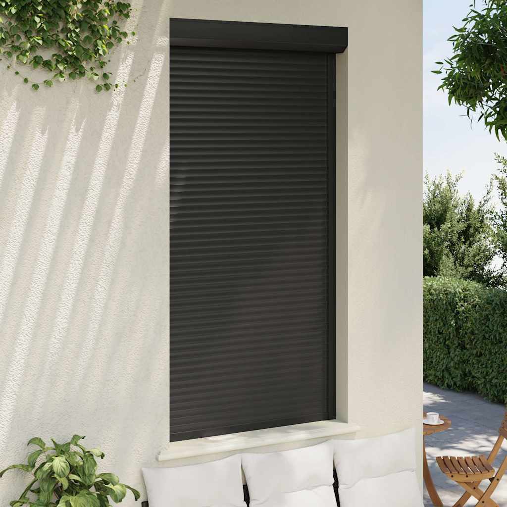 Vidaxl Roller Shutter 110x220 cm Aluminium Anthracit faarweg