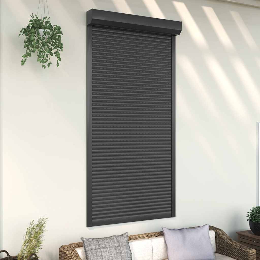 Vidaxl roller shutter 110x220 cm aluminum anthracite colored