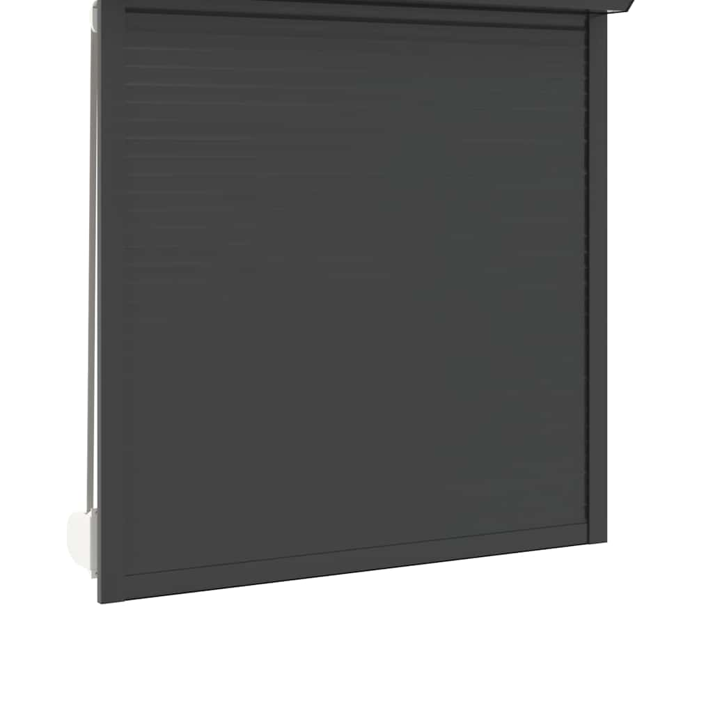 Vidaxl roller shutter 130x140 cm aluminum anthracite -colored