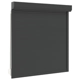 Bidaxl Roller Shutter 140x150 cm aluminium Anthracite Colored