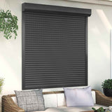 Bidaxl Roller Shutter 140x150 cm aluminium Anthracite Colored