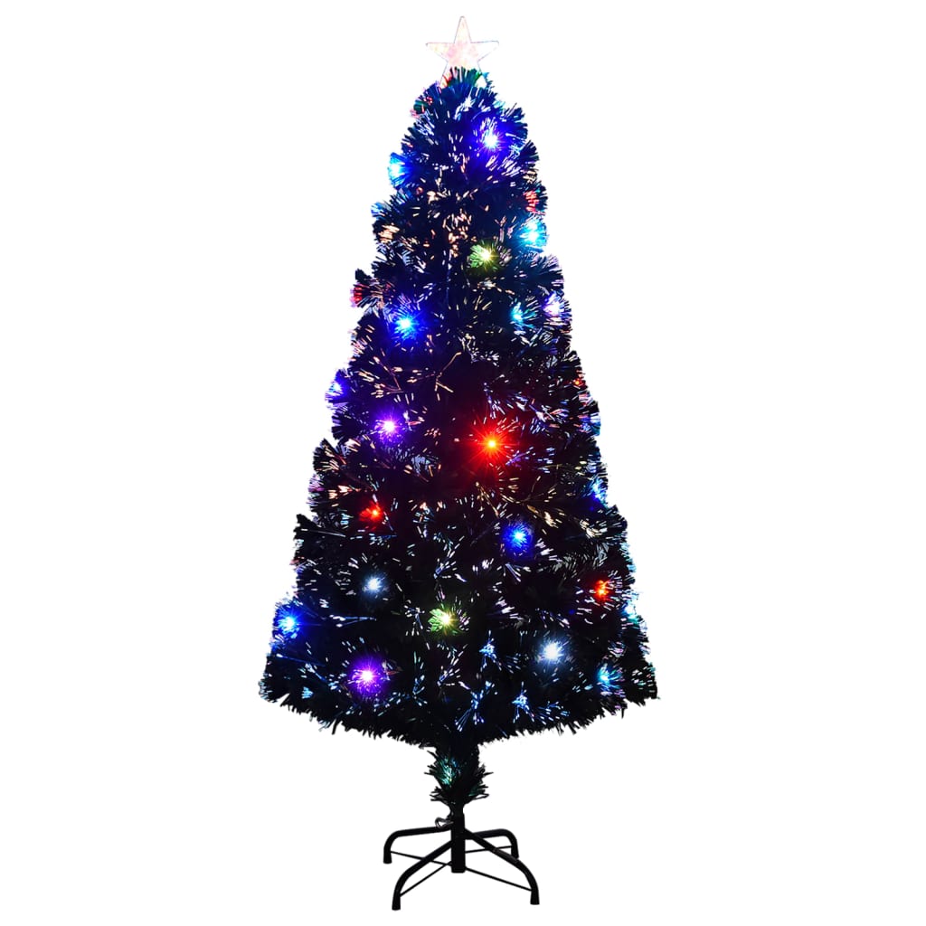 Árbol de Navidad Vidaxl con LED y Fiber Optic de 150 cm estándar