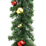 Vidaxl Christmas Garland dekorert med julekuler 10 m