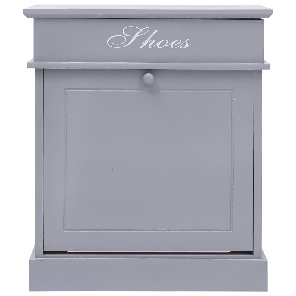 Vidaxl Shoe Cabinet 50x28x58 cm Paulowniahout Gray