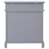 Vidaxl skoskap 50x28x58 cm Paulowniahout Gray