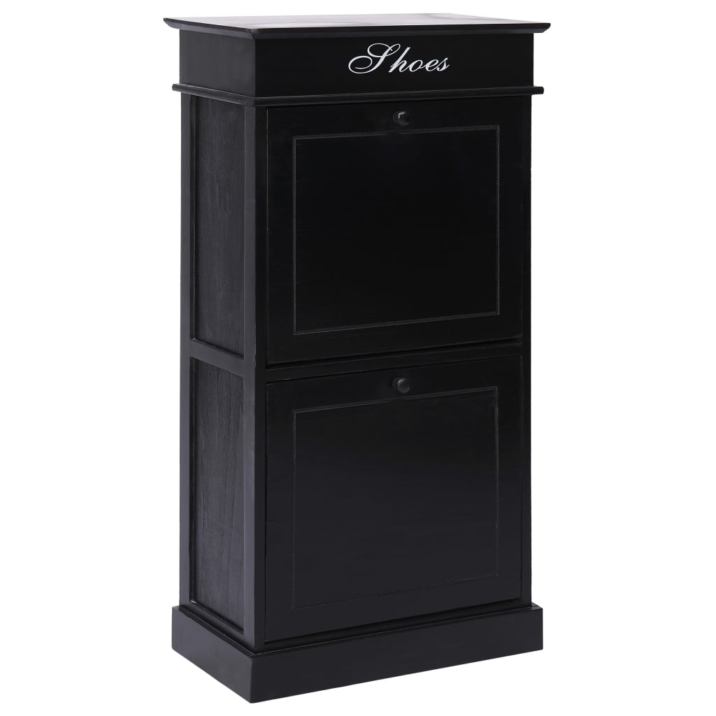 Vidaxl Schong Cabinet 50x28x98 cm Pauxohout Black