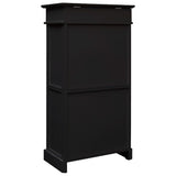 Vidaxl Schong Cabinet 50x28x98 cm Pauxohout Black