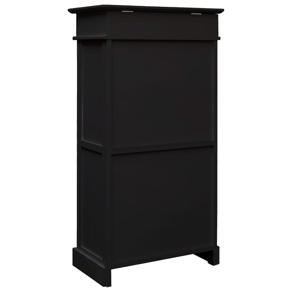 Vidaxl Shoe Cabinet 50x28x98 cm Paulowniahout sort