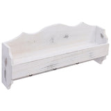 Vidaxl Wall Coat Rack 50x10x23 cm tre hvit