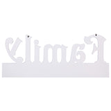 Vidaxl Wall Coat Rack Family 74x29.5 cm