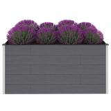 Vidaxl Planter recaudado 200x100x91 cm HKC Gray