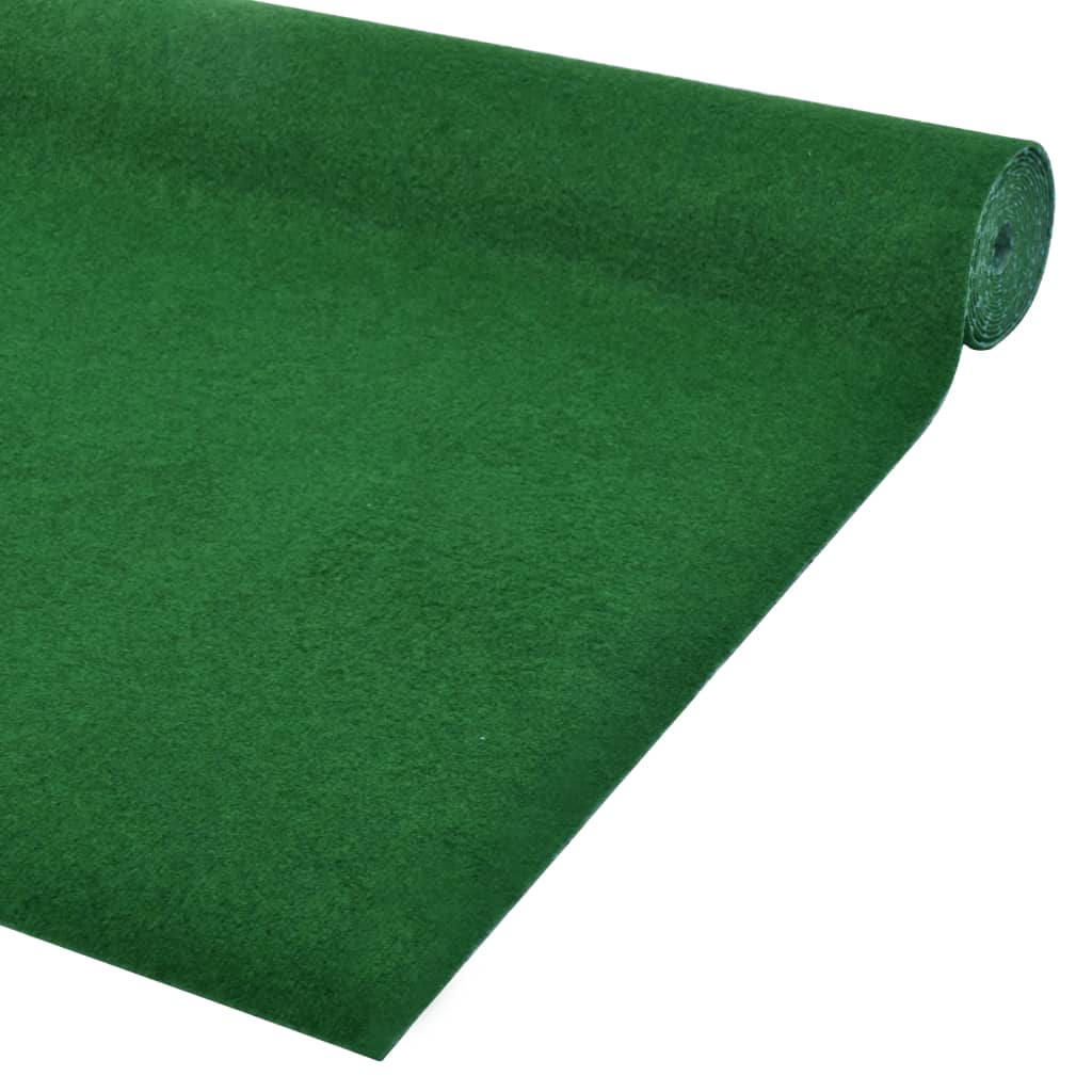 Vidaxl hierba artificial con pernos 2x1.33 m pp verde