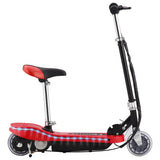 Vidaxl Kinderstep with saddle and LED 120 W Red