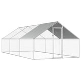 Vidaxl Chicken Coop 2.75x6x1.92 M Galvanized Steel