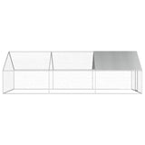 Vidaxl Poulet Coop 2.75x6x1.92 m GALVANDANGE STLACK