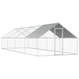 Vidaxl Chicken coop 2.75x8x1.92 m galvanized steel